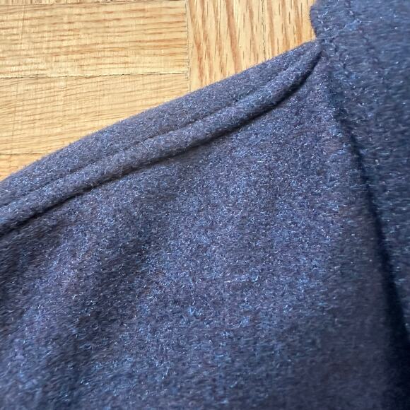 Uniqlo U Fleece Long sleeve shirt Jacket Dark Brown Size Medium New with tag - Picture 7 of 7